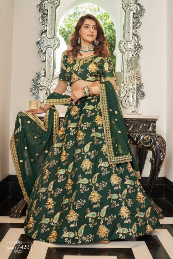 Green Lehenga Choli