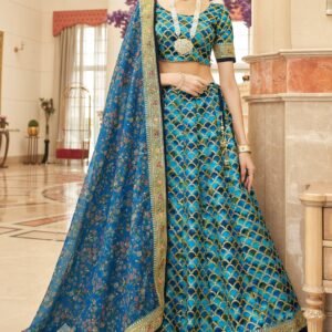 Blue Lehenga Choli